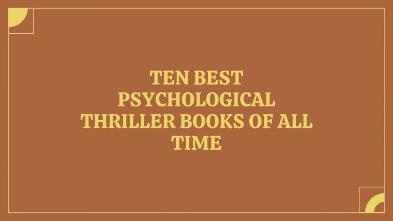 ten best pshycological thriller books